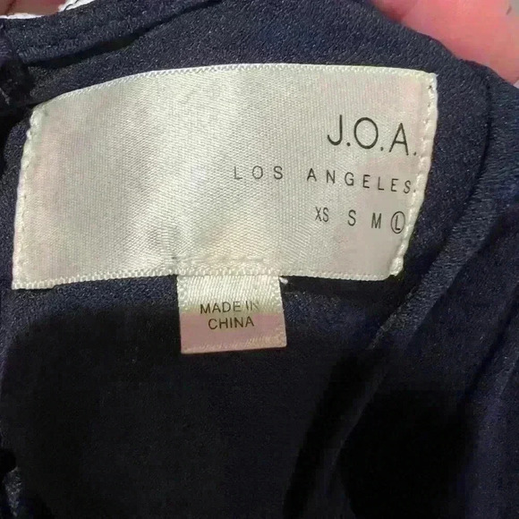 J.O.A Navy and White Halter Dress- Size Large- Excellent Condition - Picture 5 of 6